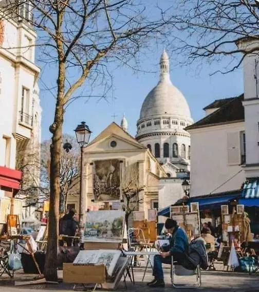Apartmán Spacious Loft With Spa - 4Br-8P - Montmartre Paříž Francie
